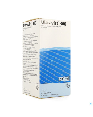 Ultravist 300 fl inj 1 x 200 ml