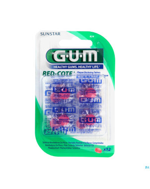 Gum revelateur placque 12p    824
