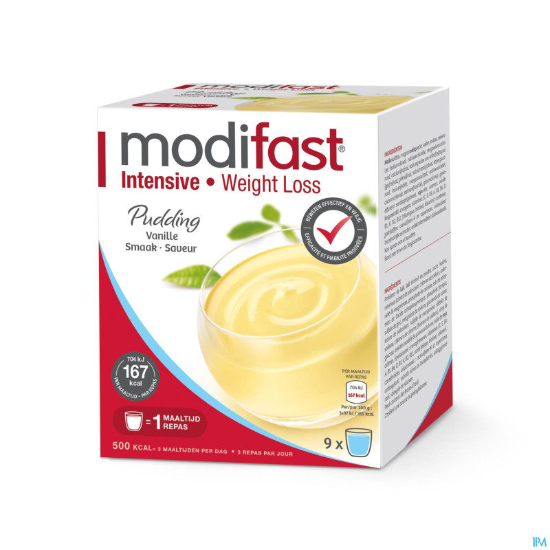 Modifast intensive pudding vanille    sach 9