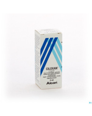 Ciloxan gutt opht + auric 5ml 0,3%