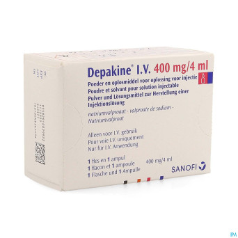 Depakine 1 fl iv 400mg + solv 4ml