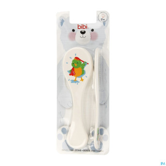 Bibi brosse + peigne nylon