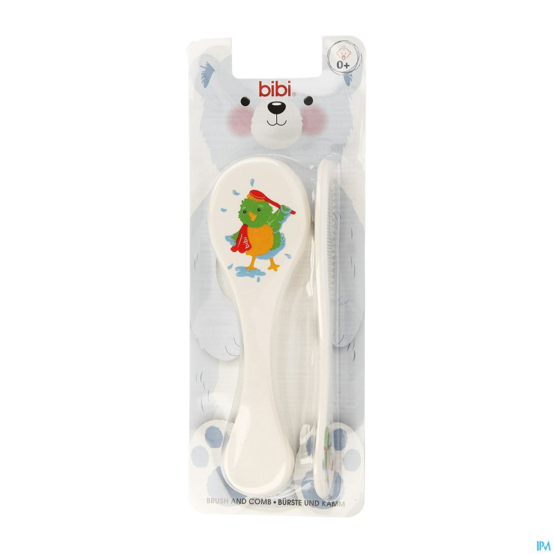 Bibi brosse + peigne nylon