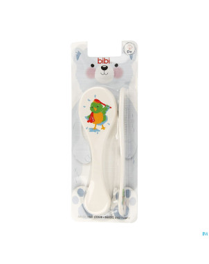 Bibi brosse + peigne nylon