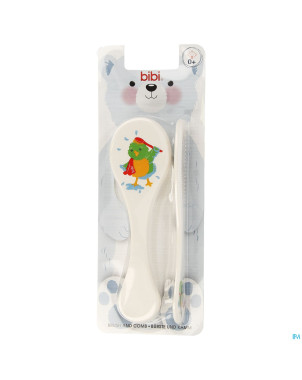 Bibi brosse + peigne nylon