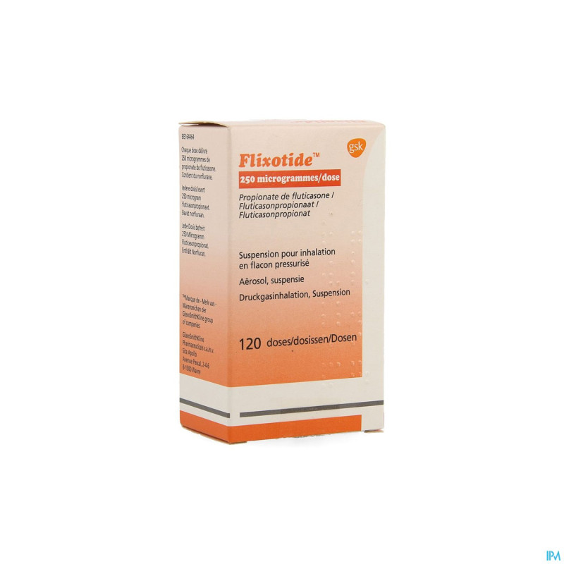 Flixotide 250 inhal dos  120x250mcg