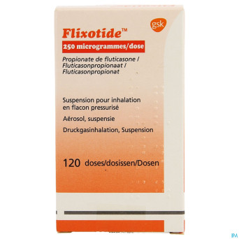 Flixotide 250 inhal dos  120x250mcg