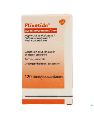 Flixotide 250 inhal dos  120x250mcg