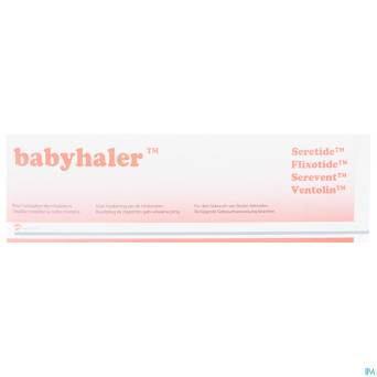 Babyhaler chambre inhalation+masque bb 2 valves