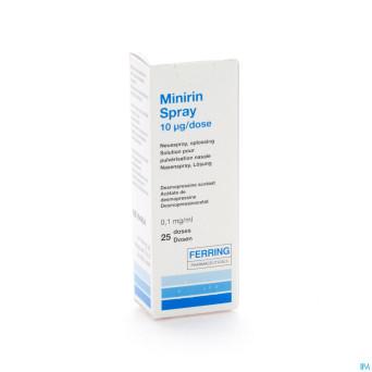 Minirin spray 10mcg/dos 2,5ml0,1mg