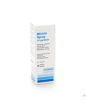 Minirin spray 10mcg/dos 2,5ml0,1mg