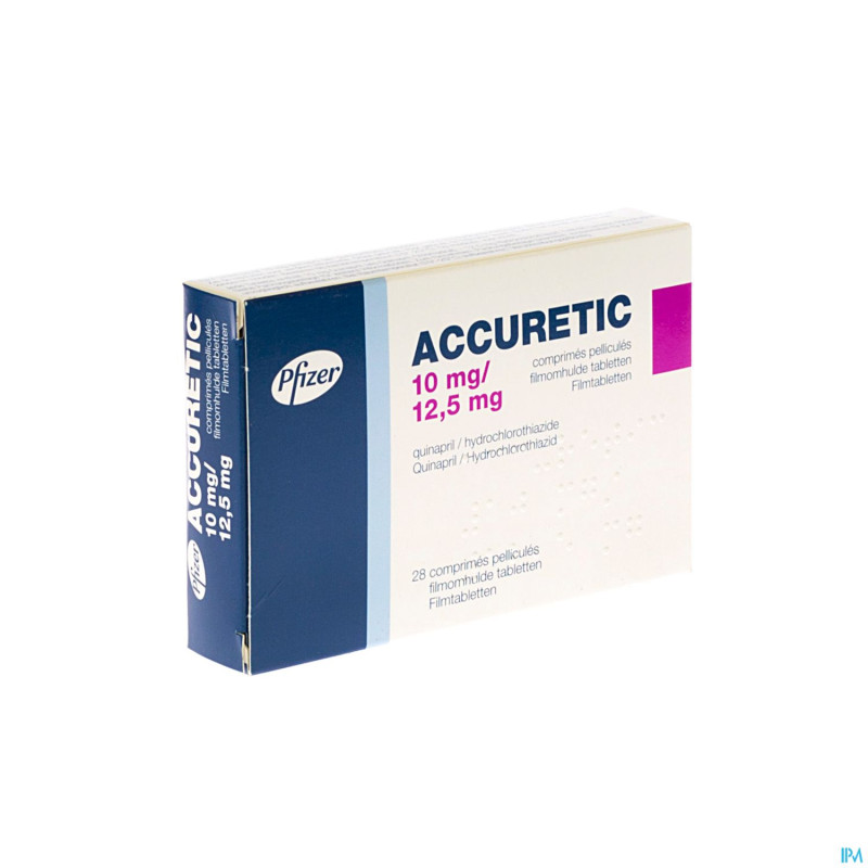 Accuretic comp 28x10mg/12,5mg
