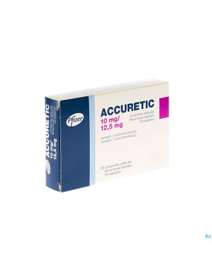 Accuretic comp 28x10mg/12,5mg