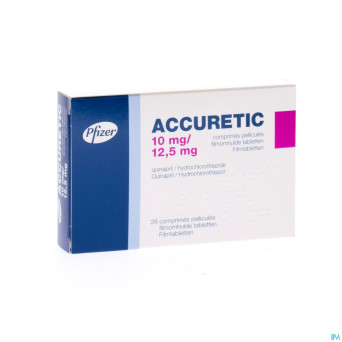 Accuretic comp 28x10mg/12,5mg