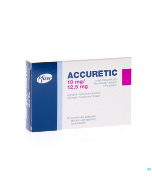 Accuretic comp 28x10mg/12,5mg