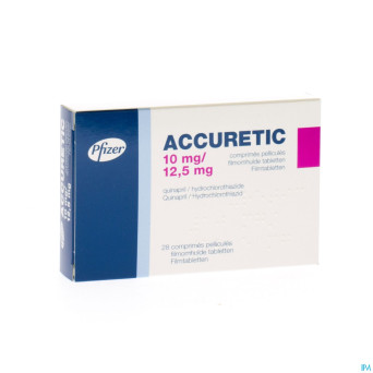 Accuretic comp 28x10mg/12,5mg