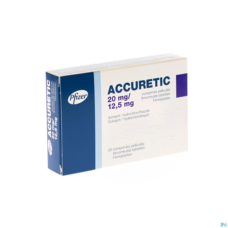 Accuretic comp 28x20mg/12,5mg
