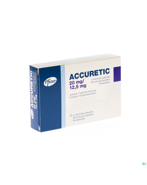 Accuretic comp 28x20mg/12,5mg