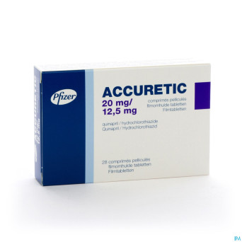 Accuretic comp 28x20mg/12,5mg