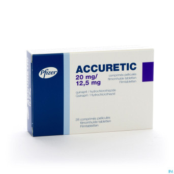 Accuretic comp 28x20mg/12,5mg