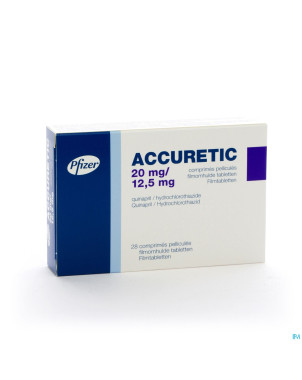 Accuretic comp 28x20mg/12,5mg