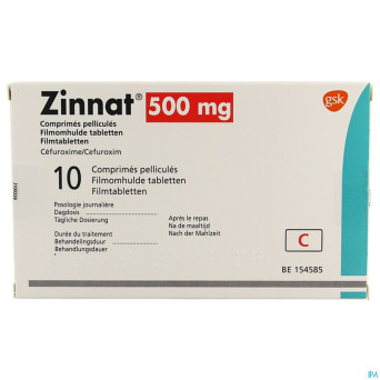Zinnat 500 comp 10x500mg