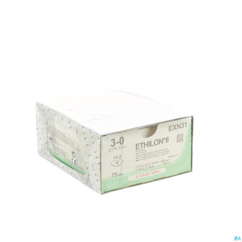Ethilon fil de suture 3/0  36 exn31