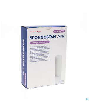 Spongostan anal    diam 80x30mm  5 ms0007