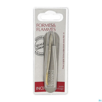 Formes&flammes  14 pince epil crabe dore