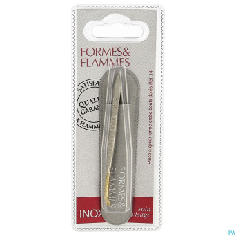 Formes&flammes  14 pince epil crabe dore