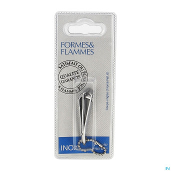 Formes&flammes  61 coupe ongles de poche + chaine