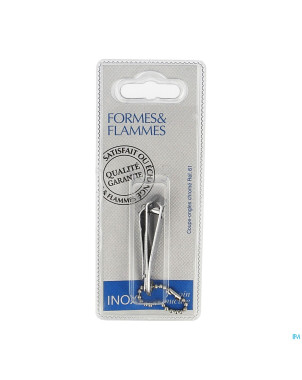 Formes&flammes  61 coupe ongles de poche + chaine