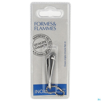 Formes&flammes  61 coupe ongles de poche + chaine