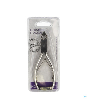 Formes&flammes  34 pince ongles double bec inox