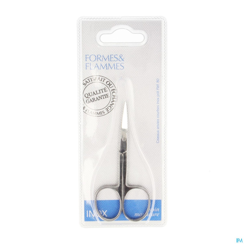 Formes&flammes  80 ciseaux envies courbe inox