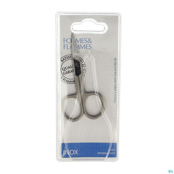 Formes&flammes  83 ciseaux ongles droit inox