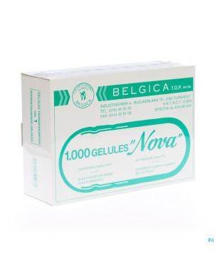 Gelules belgica c-s transp.1000   1