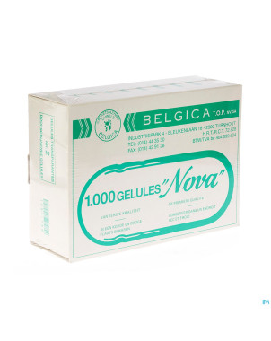 Gelules belgica c-s transp.1000   2
