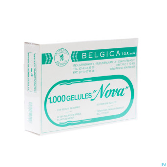 Gelules belgica c-s transp.1000   3