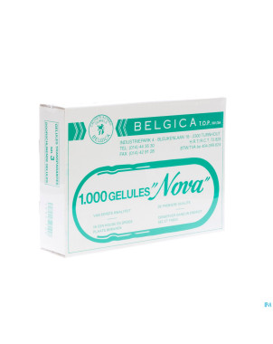 Gelules belgica c-s transp.1000   3
