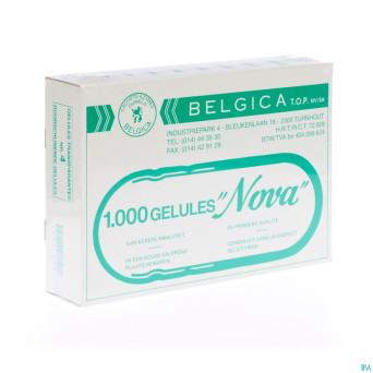 Gelules belgica c-s transp.1000   4