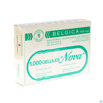 Gelules belgica c-s transp.1000   4