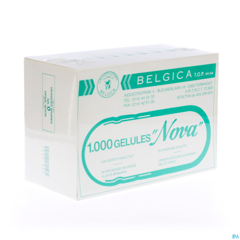 Gelules belgica c-s op.iv. 1000   0