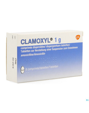 Clamoxyl 1000 "tabs" comp  8x1000mg