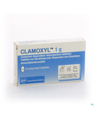 Clamoxyl 1000 "tabs" comp  8x1000mg