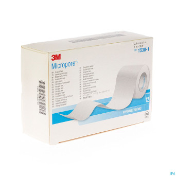 Micropore 3m 25,0mmx9,1m nouv.derouleur   1530p-1d