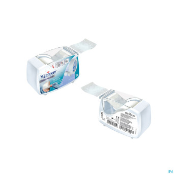 Micropore 3m 12,5mmx9,1m nouv.derouleur   1530p-0d