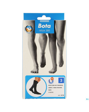 Bota relax 280 bas jarret noir n3 2