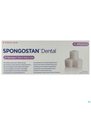 Spongostan dental    10x10x10mm 24 ms0005