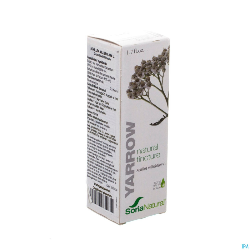 Soria achillea millefolium    teint 50ml